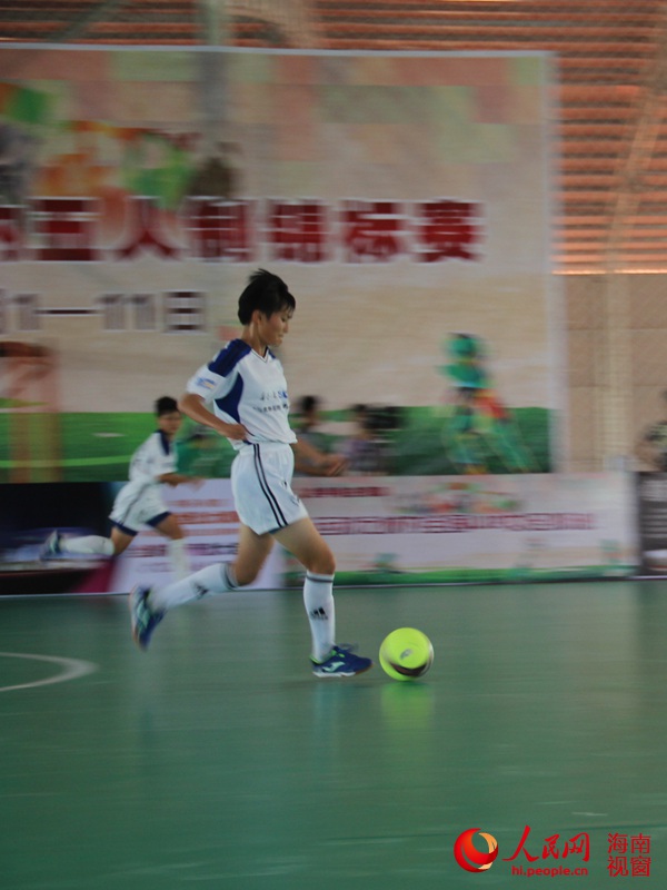 全国U12青少年女子五人制足球锦标赛琼中开赛