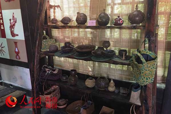 儋州木棠鎮精致的椰殼制品