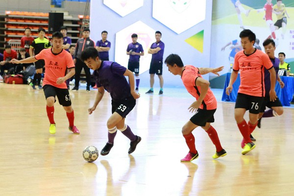 三亚乐毅队夺得2017海南室内五人足球联赛冠