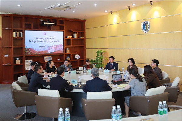 泰国合艾大学代表团访三亚学院 推进合作项目