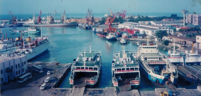 1976年海口港西邊主要港區