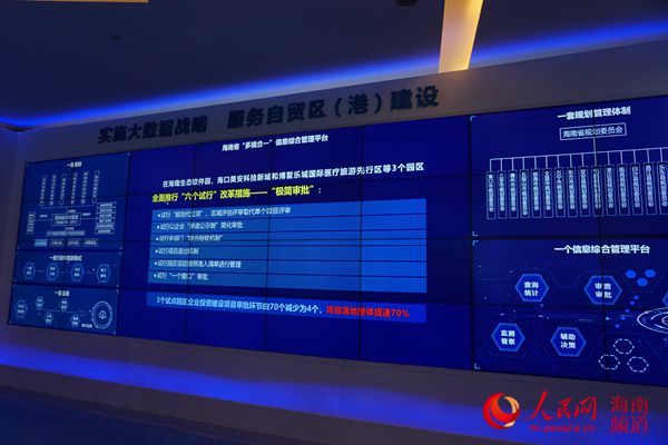 海南“多规合一”平台展示现场