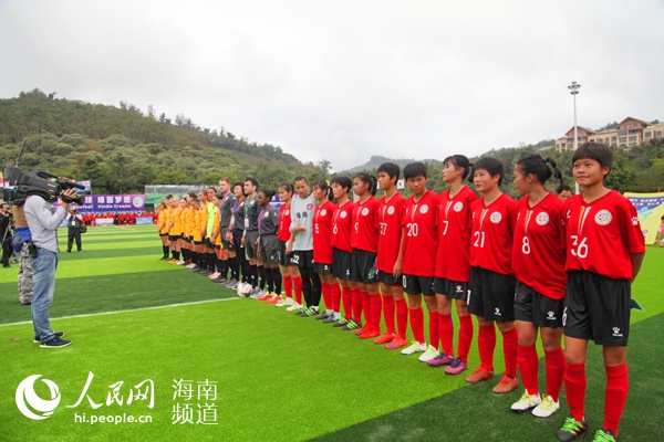 2019海南琼中国际青少年足球邀请赛激情开幕