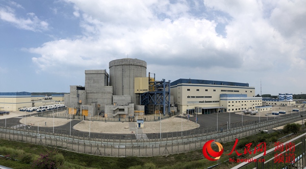 目前正在安全運行的昌江核電廠一期核電機組 人民網記者枉源 攝