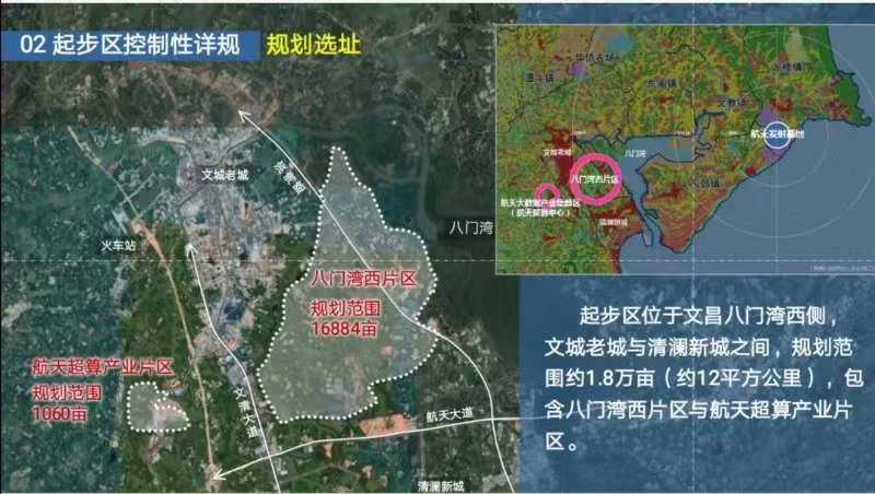 海南文昌國際航天城起步區規劃面積1.8萬畝（資料圖）