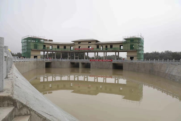 海南省红岭灌区工程充水试验圆满成功