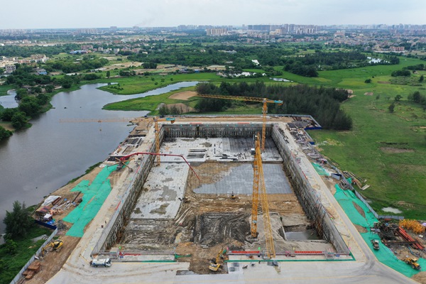 江東新區地埋式水質淨化中心項目有序推進