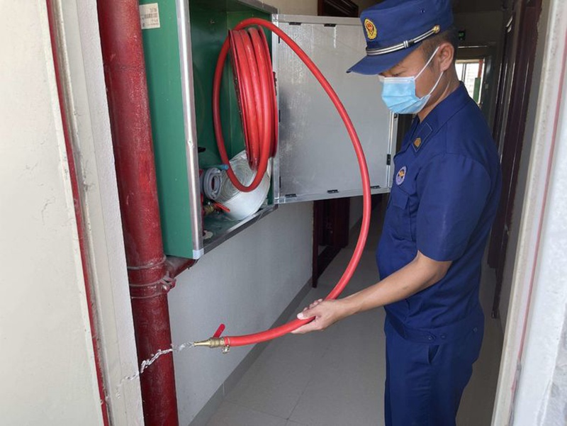 樂東消防救援大隊消防安全檢查。