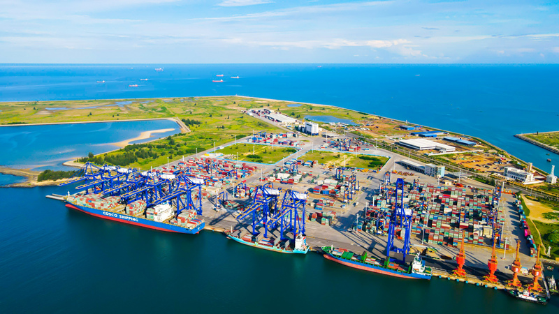 洋浦经济开发区洋浦国际集装箱码头。园区供图