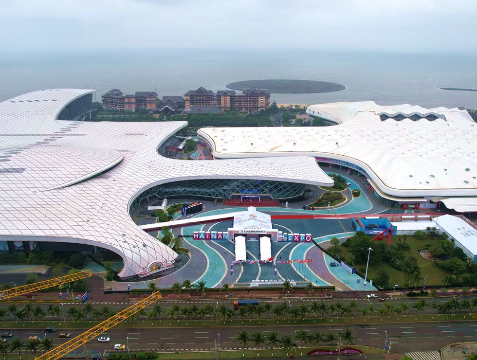 第三届中国国际消费品博览会举办地——海南国际会展中心。