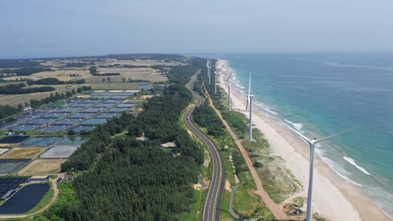 海南环岛旅游公路文昌段。马迪摄