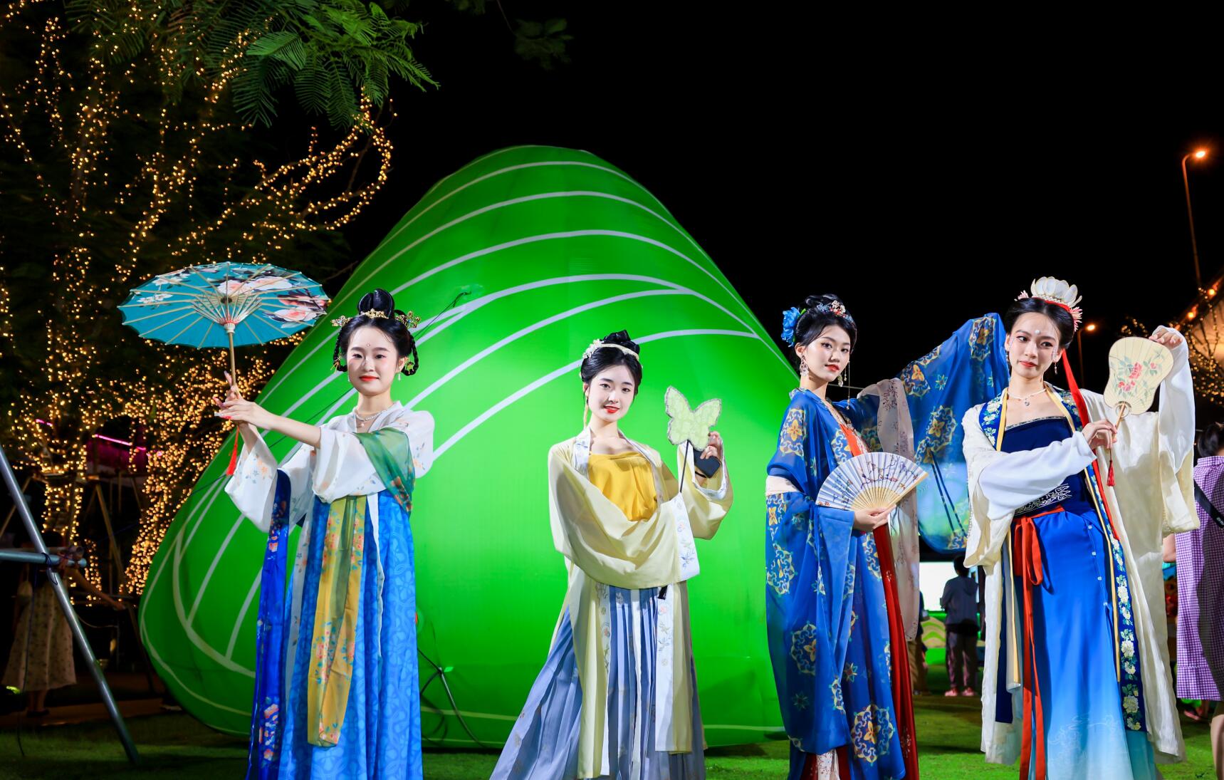 漢服禮儀展演。海口市旅文局供圖