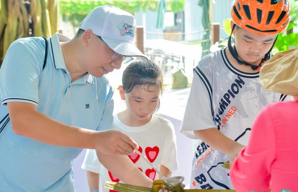 2023年三亚夏日亲子季端午节开放日活动在三亚市吉阳区大茅远洋生态村举行。