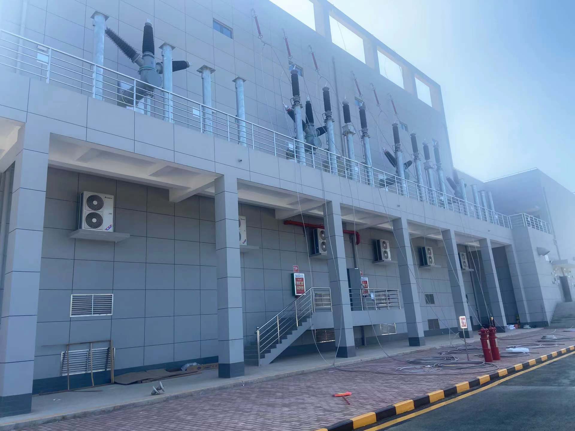 儋州洋浦新英湾 110 千伏输变电新建工程 。李邦峂摄