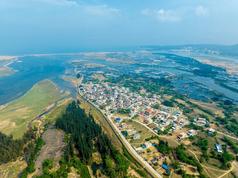 咸田村。海南省農業農村廳供圖