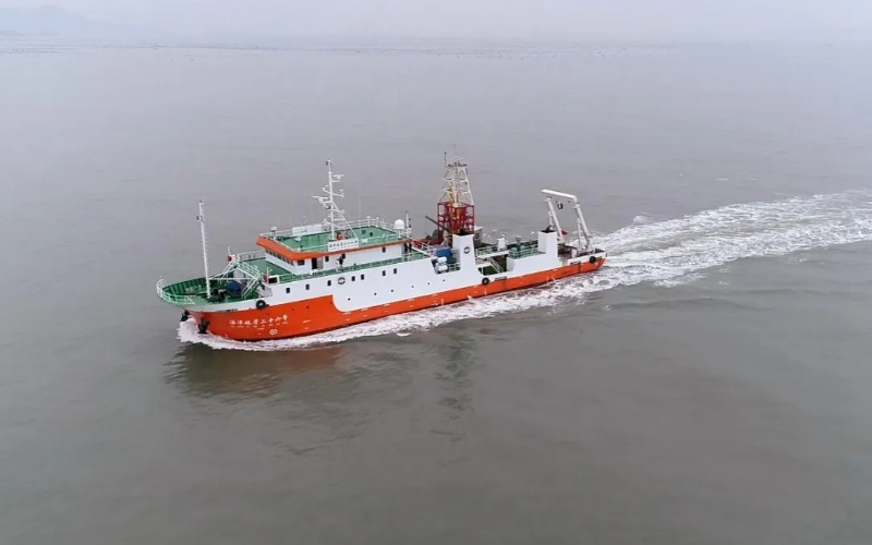 “海洋地质二十六号”调查船试航。中国地质调查局海口海洋地质调查中心供图