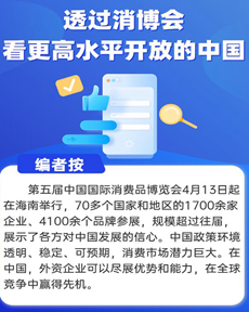 透过消博会看更高水平开放的中国
