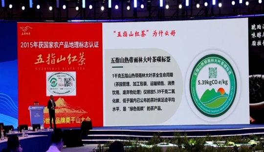 五指山紅茶亮相中國品牌日活動
