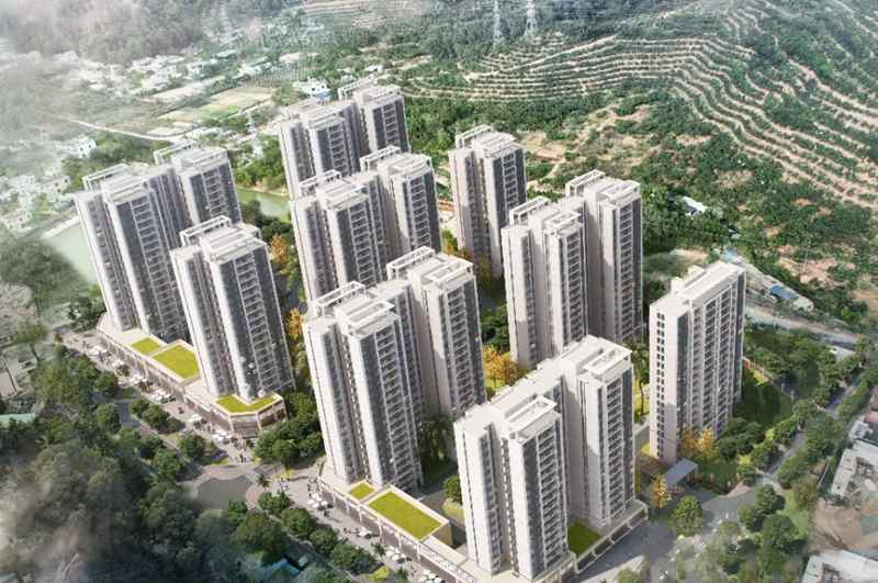 三亚市吉阳区海罗安置区（一期）项目效果图。三亚城运集团供图