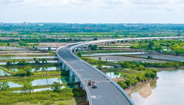 海南环岛旅游公路环新英湾支线北门江特大桥