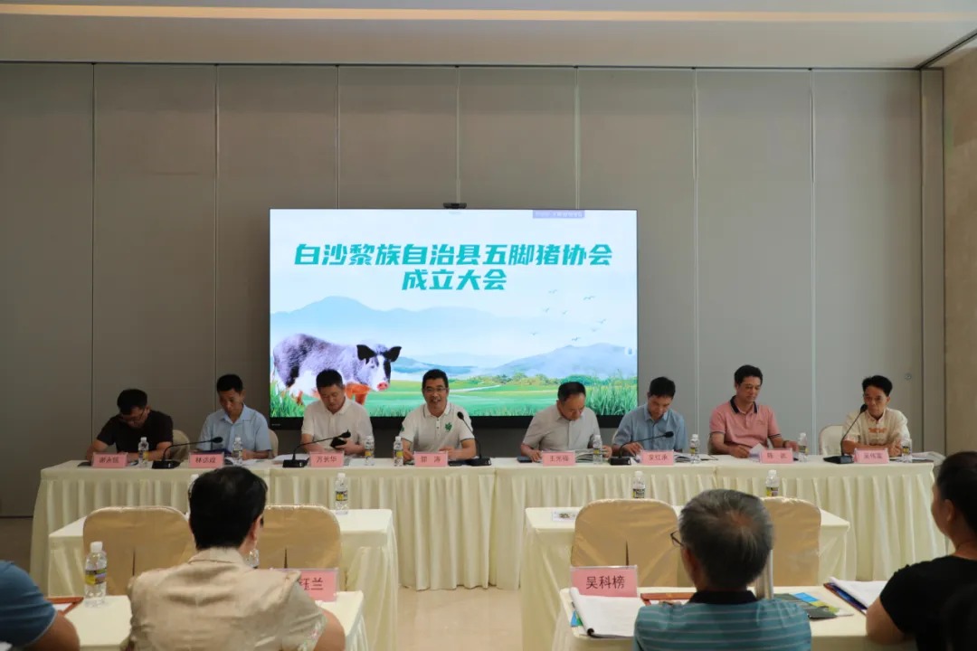 白沙黎族自治县五脚猪协会成立