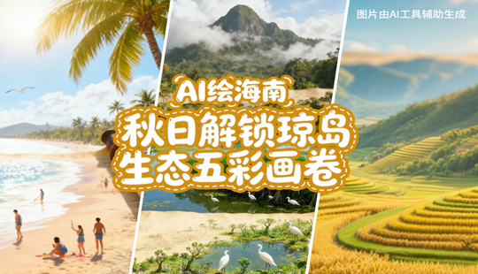 AI绘海南 | 秋日解锁琼岛生态五彩画卷