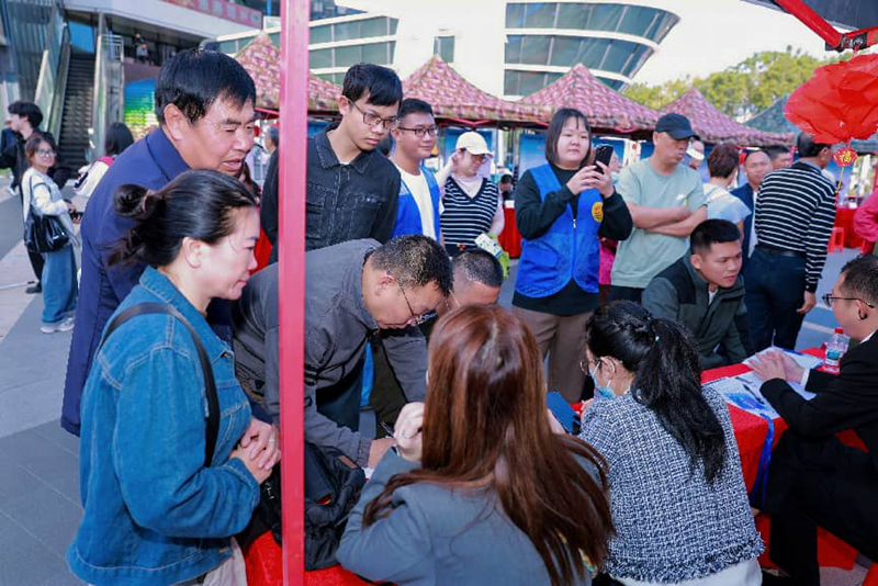 招聘會現場。主辦方供圖