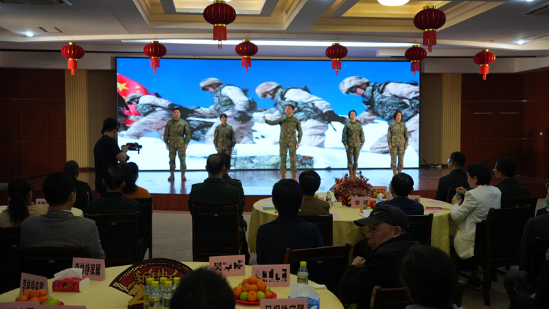 茶話會現場。海南省雙擁辦供圖