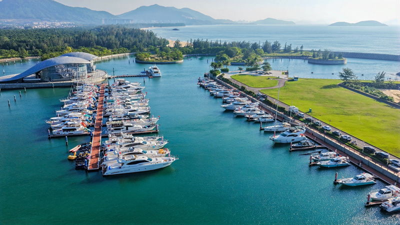 萬寧華潤石梅灣游艇碼頭。清瀾海事局供圖