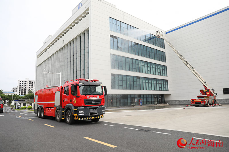 演练现场。人民网记者 牛良玉摄