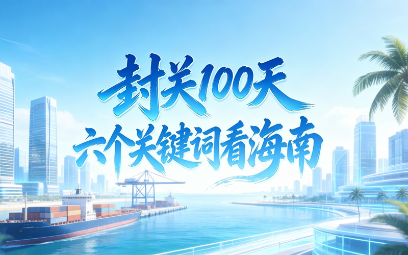 海之南丨封关100天，六个关键词看海南