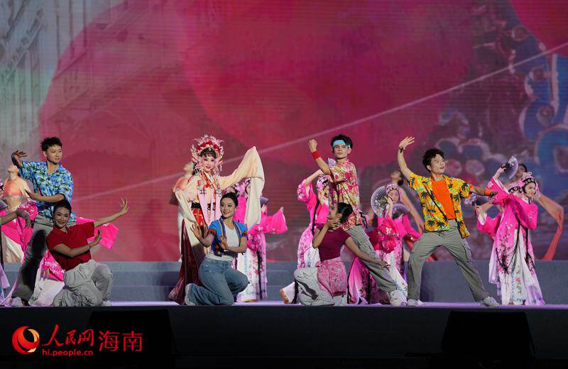 2026年“海南三月三·山海同心圆”主会场活动现场。人民网记者 符武平摄