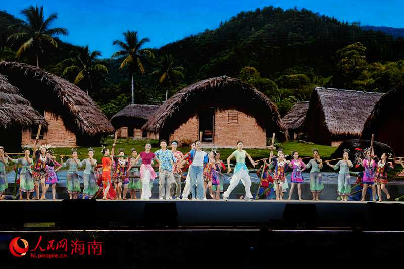 2026年“海南三月三·山海同心圆”主会场活动现场。人民网记者 符武平摄