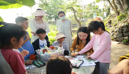 人與自然主題濕地沙畫美學寫生”活動在潭豐洋濕地公園舉行