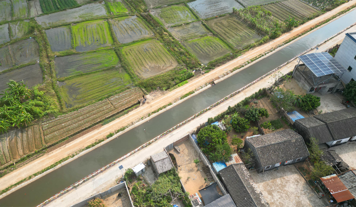 儋州市天角潭灌区西岸干渠（儋州市水务局供图）