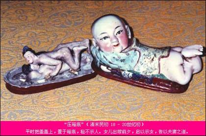 组图:含蓄性启蒙 古代新婚夫妻的压箱底